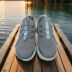 Timberland PRO Solace Slip-On Womens 9.5 Grey Blue Work Shoes TB0A5YRK065 NEW